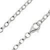 Sterling Silver 3.1mm Diamond Cut Oval Belcher Chain 22"/55cm Hallmarked, 100% Recycled Silver