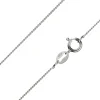 Sterling Silver 1.1mm Diamond Cut Curb Chain 20"/50cm Unhallmarked 100% Recycled Silver