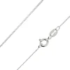 Sterling Silver 1.0mm Diamond Cut Curb Chain With Extender 18-20"/45-50cm Unhallmarked