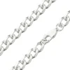 Sterling Silver 5.2mm Diamond Cut Metric Curb Bracelet 8.5"/21cm Hallmarked