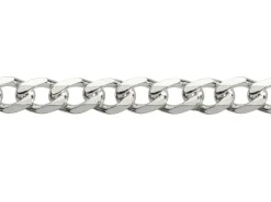 Sterling Silver 5.2mm Diamond Cut Metric Curb Chain 18