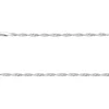 Sterling Silver 1.5mm Diamond Cut Singapore Rope Chain 18"/45cm Unhallmarked 100% Recycled Silver