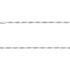 Sterling Silver 1.2mm Diamond Cut Singapore Rope Chain 16"/40cm Unhallmarked 100% Recycled Silver