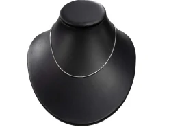 Sterling Silver 1.6mm Diamond Cut Round Snake Chain 18