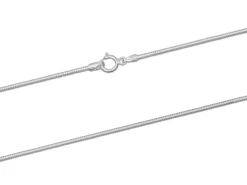 Sterling Silver 1.2mm Diamond Cut Round Snake Chain 28"/71cm Unhallmarked 100% Recycled Silver