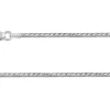 Sterling Silver 1.8mm Diamond Cut Round Snake Chain 18"/45cm Hallmarked, 100% Recycled Silver
