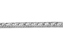 Sterling Silver 1.8mm Diamond Cut Round Snake Chain 18