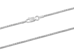 Sterling Silver 1.5mm Diamond Cut Round Snake Chain 20"/50cm Unhallmarked 100% Recycled Silver