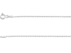 Sterling Silver 1.2mm Diamond Cut Oval Trace Chain 18"/45cm Unhallmarked 100% Recycled Silver
