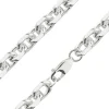 Sterling Silver 8.4mm Diamond Cut Oval Trace Chain 20"/50cm Hallmarked