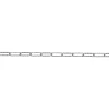 Sterling Silver 3.5mm Diamond Cut Paperclip Trace Chain Loose Unhallmarked 100% Recycled Silver