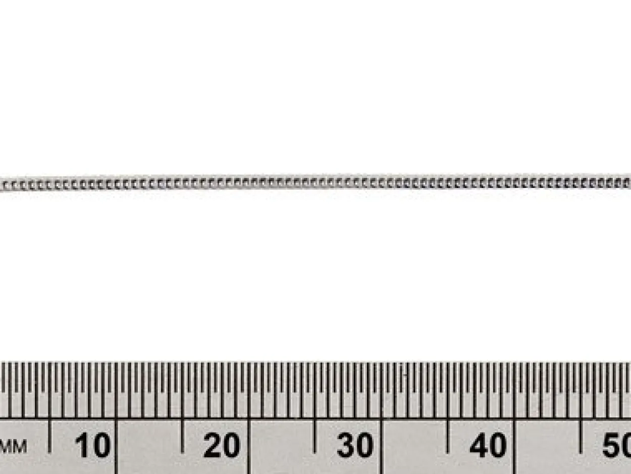 Sterling Silver 1.2mm Diamond Cut Round Snake Chain Loose Unhallmarked