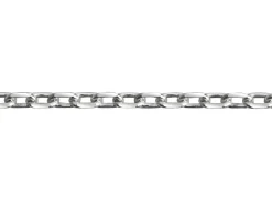 Sterling Silver 1.8mm Diamond Cut Oval Trace Chain Loose Unhallmarked 100% Recycled Silver
