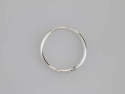 Sterling Silver 16.0mm Endless Hoops, Pack Of 2