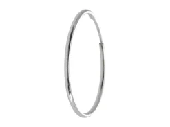Sterling Silver 26.0mm Endless Hoops, Pack Of 2