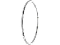 Sterling Silver 28.0mm Endless Hoops, Pack Of 2
