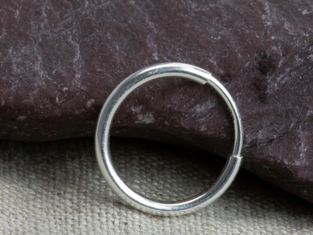 Sterling Silver 12.0mm Endless Sleeper Hoops, Pack Of 2