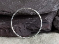 Sterling Silver 30.0mm Endless Sleeper Hoops, Pack Of 2
