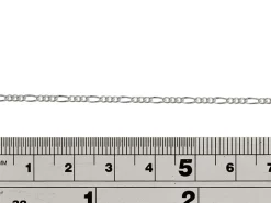 Sterling Silver 1.6mm Figaro Chain Loose Unhallmarked 100% Recycled Silver