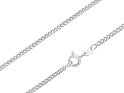 Sterling Silver 2.12mm Filed Curb 18"/45cm Unhallmarked 100% Recycled Silver