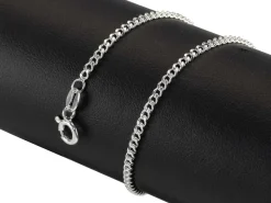 Sterling Silver 2.12mm Filed Curb 18