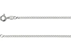 Sterling Silver 2.12mm Filed Curb 24"/60cm Unhallmarked 100% Recycled Silver