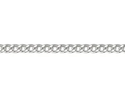Sterling Silver 2.12mm Filed Curb 24