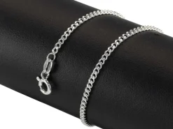 Sterling Silver 2.12mm Filed Curb 24