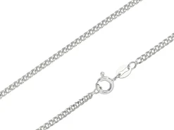 Sterling Silver 2.12mm Filed Curb 16"/40cm Unhallmarked 100% Recycled Silver