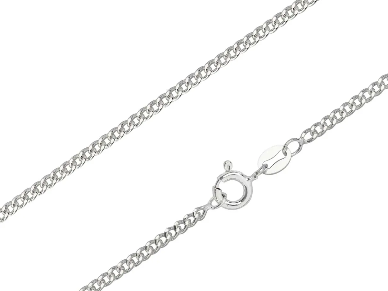 Sterling Silver 2.12mm Filed Curb 26"/65cm Unhallmarked 100% Recycled Silver
