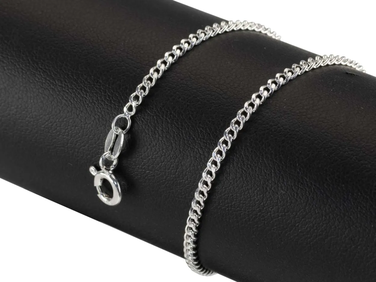 Sterling Silver 2.12mm Filed Curb 26"/65cm Unhallmarked 100% Recycled Silver