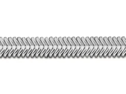 Sterling Silver 4.2mm Flat Filed Snake Chain 16