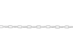 Sterling Silver 1.8mm Flat Filed Oval Trace Chain Loose Unhallmarked 100% Recycled Silver