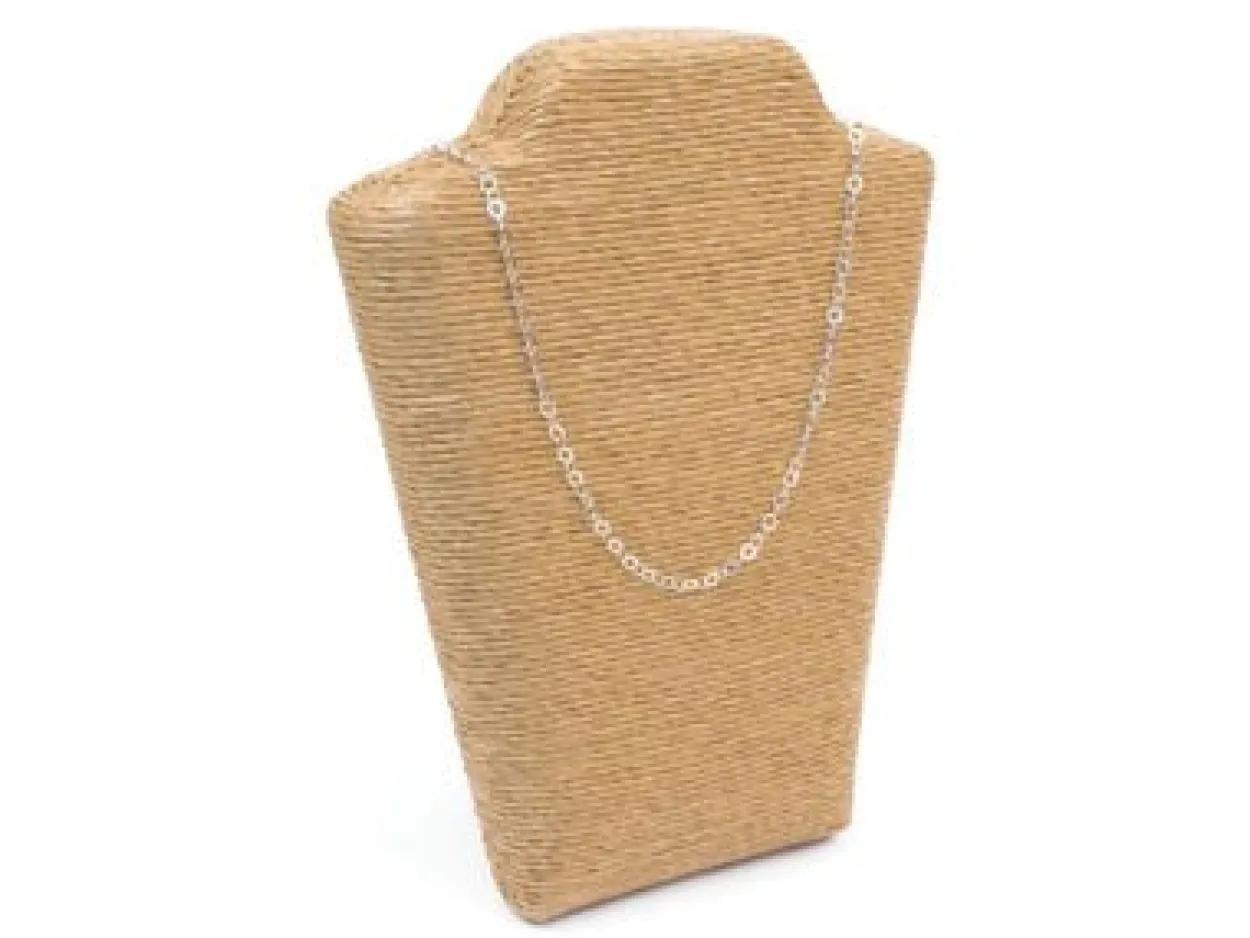 Sterling Silver 4.0mm Flat Filed Round Trace Chain Loose Unhallmarked 100% Recycled Silver