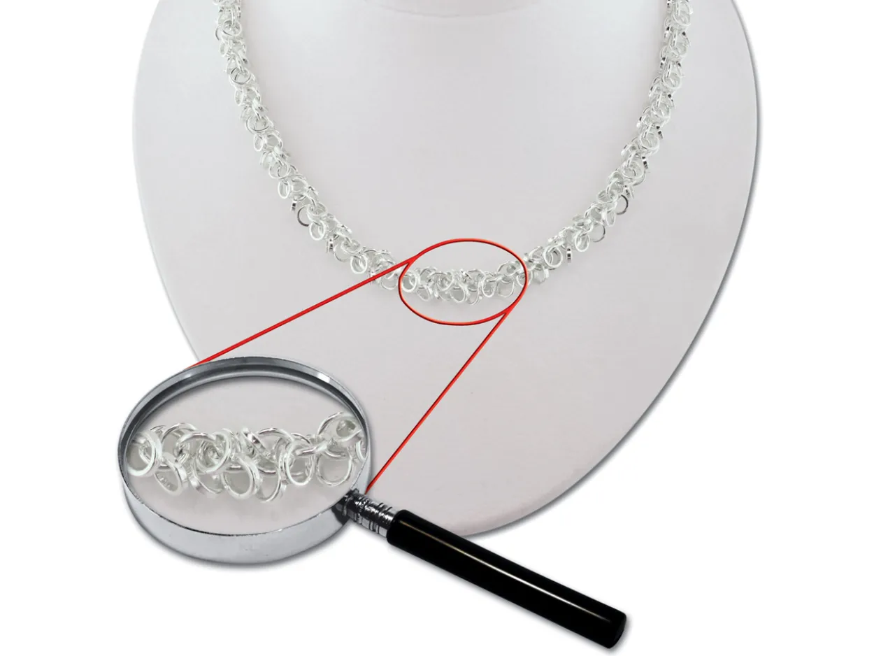Sterling Silver 5.0mm Loose Fancy Multi Link Chain, 100% Recycled Silver