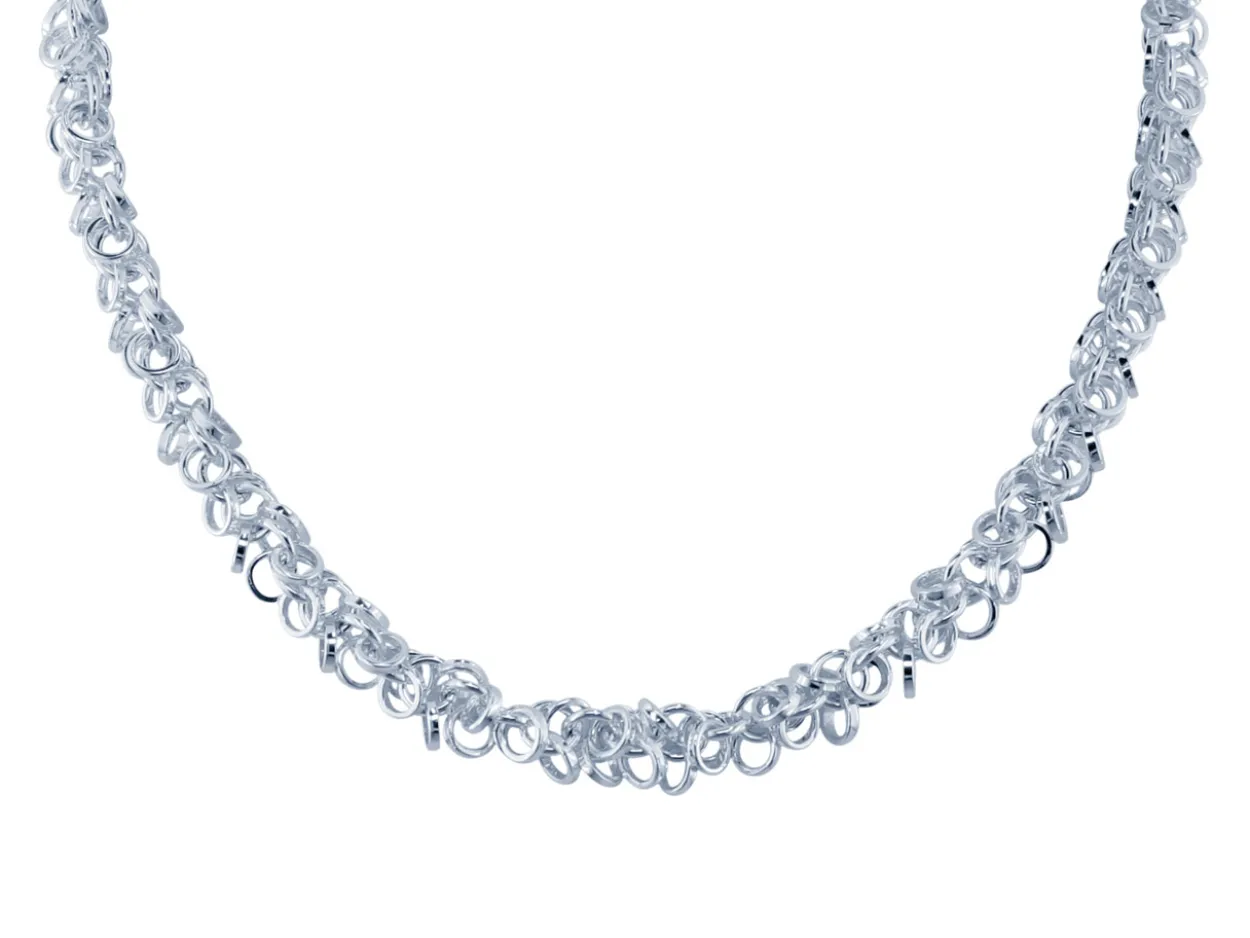 Sterling Silver 5.0mm Loose Fancy Multi Link Chain, 100% Recycled Silver