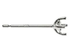 Sterling Silver 3mm Martini Claw Earrings Pack of 10