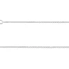 Sterling Silver 1.0mm Mini Round Belcher Chain 18"/45cm Unhallmarked