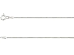 Sterling Silver 0.9mm Mini Round Snake Chain 16"/40cm Unhallmarked 100% Recycled Silver
