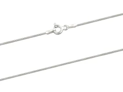 Sterling Silver 0.9mm Mini Round Snake Chain 22"/55cm Unhallmarked 100% Recycled Silver