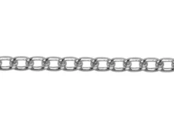 Sterling Silver 1.6mm Open Round Curb Chain Loose Unhallmarked 100% Recycled Silver