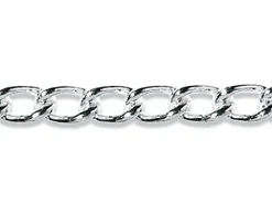 Sterling Silver 2.0mm Open Round Curb Chain Loose Unhallmarked