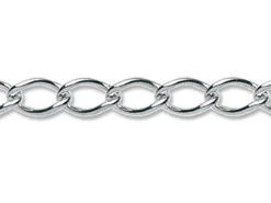 Sterling Silver 5.3mm Open Round Curb Chain Loose Unhallmarked