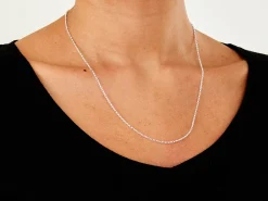 Sterling Silver 1.7mm Oval Belcher Chain 20