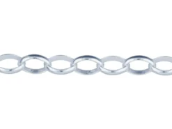 Sterling Silver 5.0mm Oval Belcher Bracelet 7.5"/19cm Unhallmarked 100% Recycled Silver