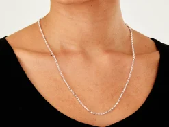 Sterling Silver 2.5mm Oval Belcher Chain 22