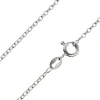 Sterling Silver 1.7mm Oval Belcher Chain 24"/60cm Unhallmarked 100% Recycled Silver