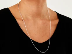Sterling Silver 1.7mm Oval Belcher Chain 24
