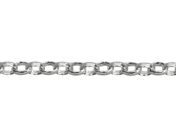 Sterling Silver 2.0mm Oval Belcher Chain Loose Unhallmarked 100% Recycled Silver
