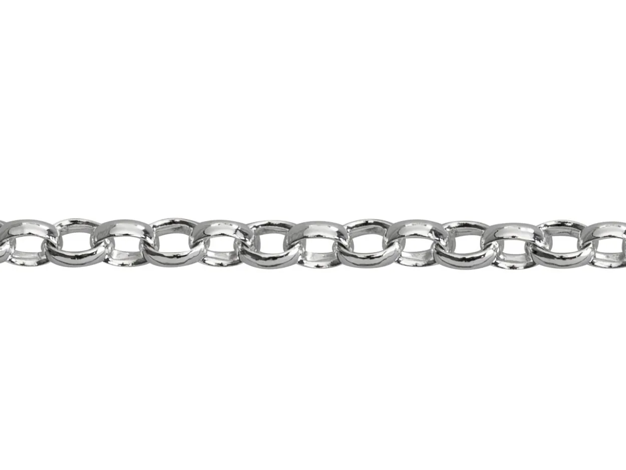 Sterling Silver 2.0mm Oval Belcher Chain Loose Unhallmarked 100% Recycled Silver